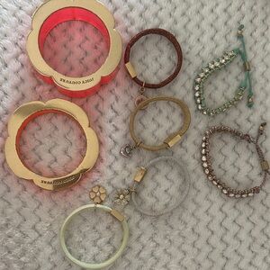 Vintage Juicy Couture Gold and Pink Bracelet Collection bundle